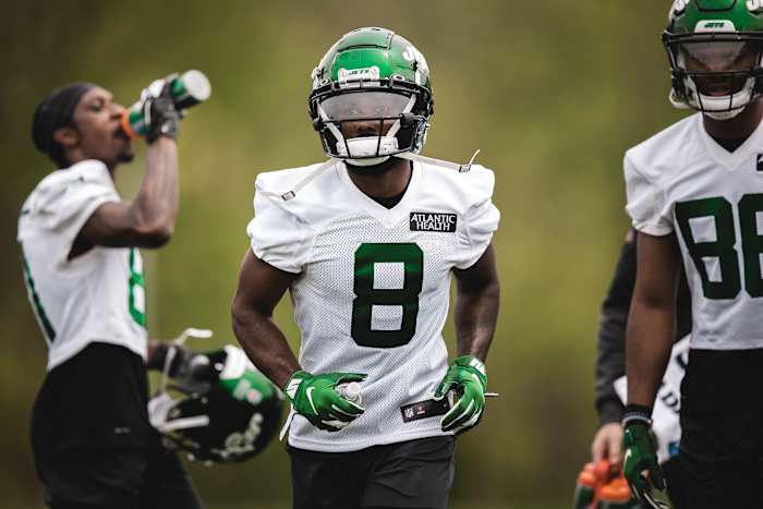 Jets WR Elijah Moore rookie mini camp